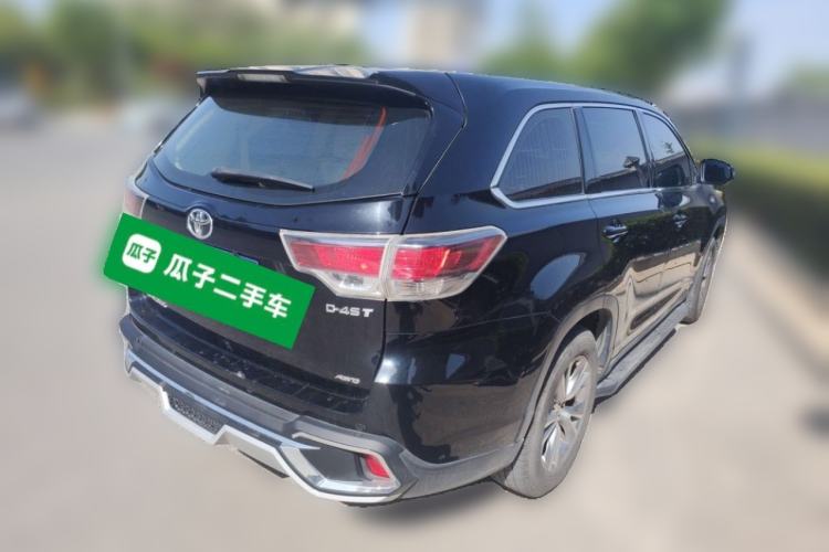 Used Toyota Highlander 2015 2.0T Four-Wheel Drive Elite Edition 7-Seater Rear Right 45 Deg