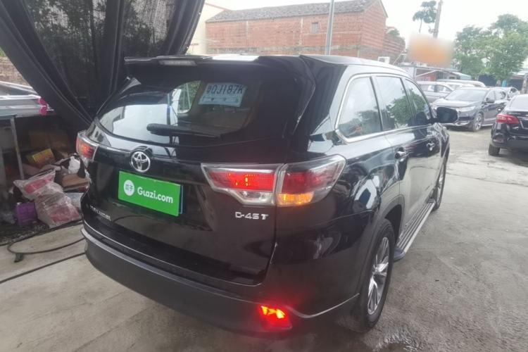 Used Toyota Highlander 2015 2.0T Two-Wheel Drive Elite Edition 5 Seats Rear Right 45 Deg