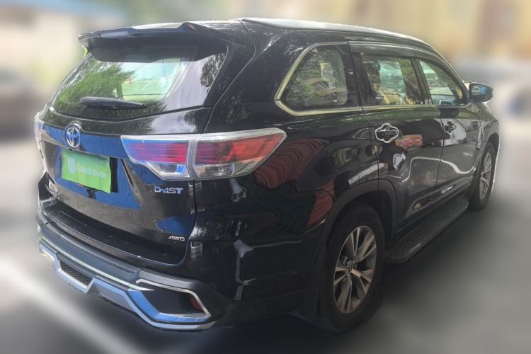 Used Toyota Highlander 2015 2.0T Four-Wheel Drive Elite Edition 7-Seater Rear Right 45 Deg