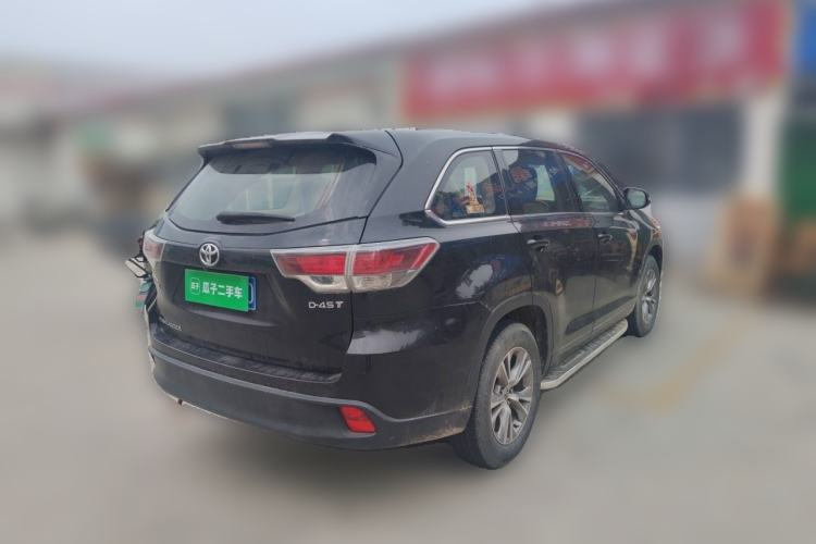 Used Toyota Highlander 2015 2.0T Two-Wheel Drive Elite Edition 5 Seats Rear Right 45 Deg