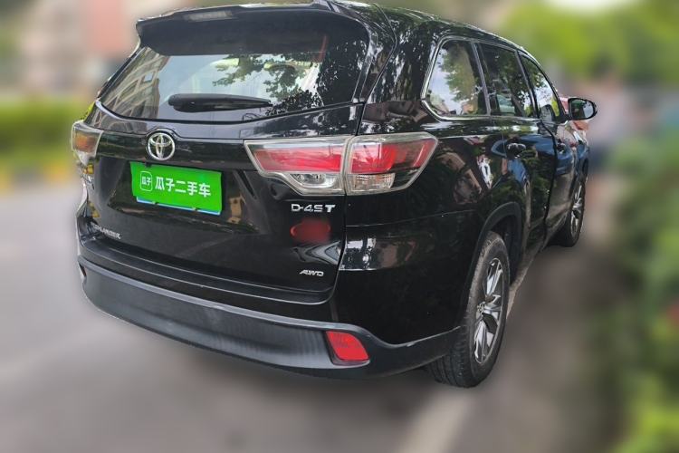 Used Toyota Highlander 2015 2.0T Four-Wheel Drive Elite Edition 7-Seater Rear Right 45 Deg