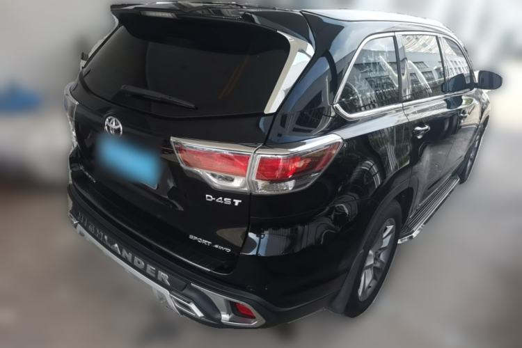 Used Toyota Highlander 2015 2.0T Four-Wheel Drive Luxury Edition 7-Seater Rear Right 45 Deg