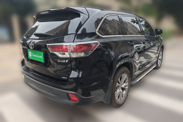Used Toyota Highlander 2015 2.0T Four-Wheel Drive Elite Edition 7-Seater Rear Right 45 Deg
