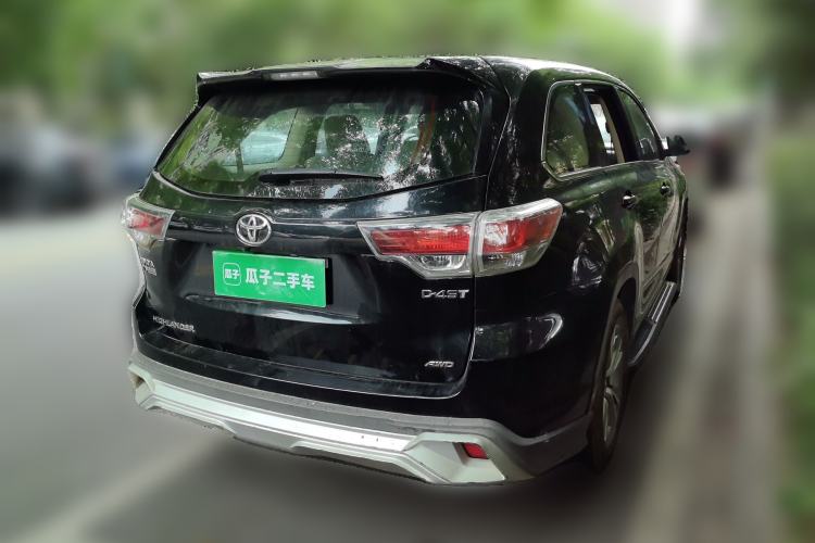 Used Toyota Highlander 2015 2.0T Four-Wheel Drive Elite Edition 7-Seater Rear Right 45 Deg