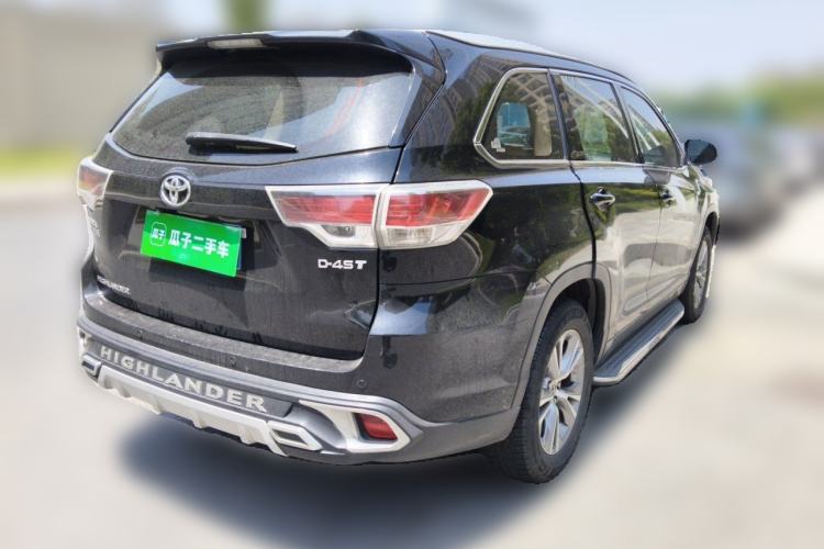 Used Toyota Highlander 2015 2.0T Two-Wheel Drive Elite Edition 5 Seats Rear Right 45 Deg