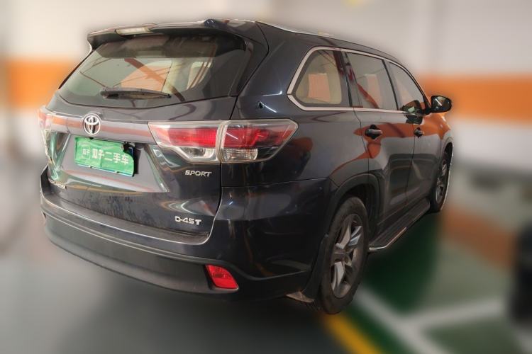 Used Toyota Highlander 2015 2.0T Two-Wheel Drive Luxury Edition 7 Seats Rear Right 45 Deg