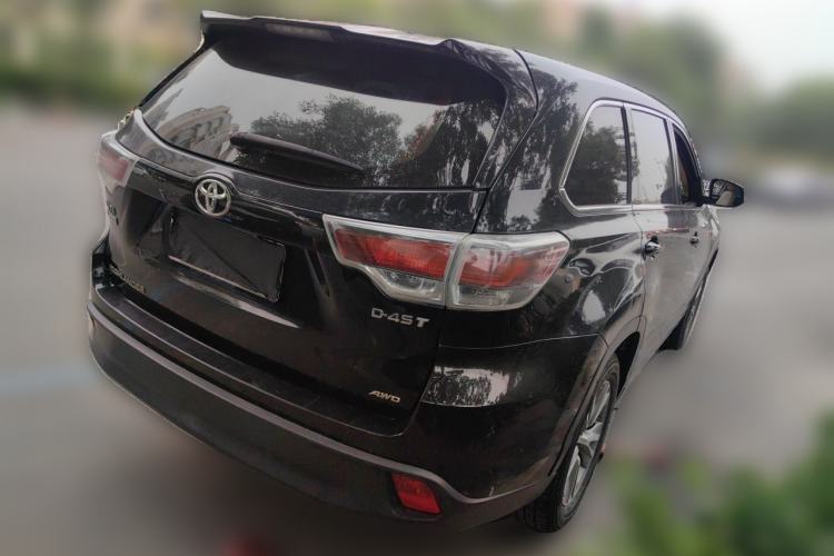Used Toyota Highlander 2015 2.0T Four-Wheel Drive Elite Edition 7-Seater Rear Right 45 Deg