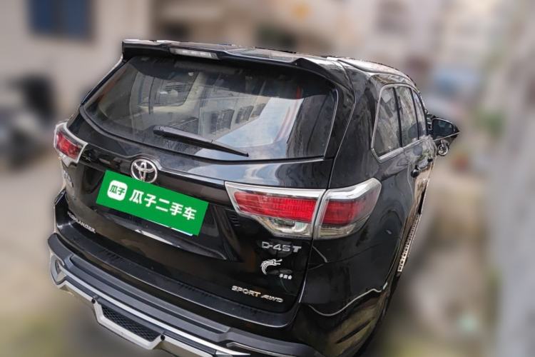 Used Toyota Highlander 2015 2.0T Four-Wheel Drive Luxury Edition 7-Seater Rear Right 45 Deg