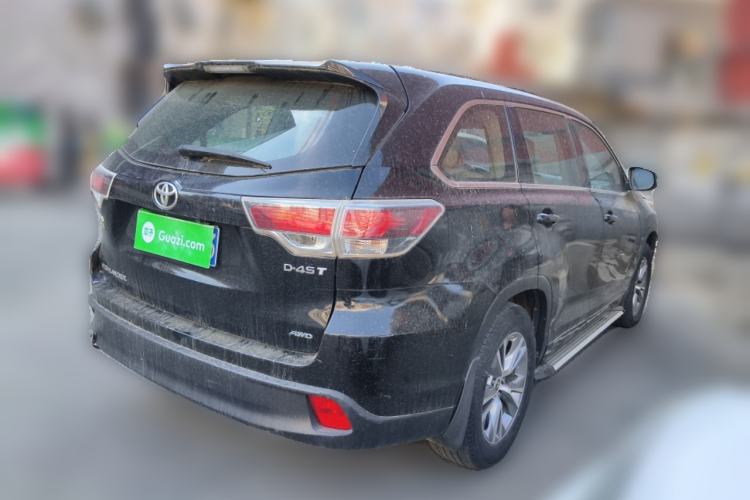 Used Toyota Highlander 2015 2.0T Four-Wheel Drive Elite Edition 7-Seater Rear Right 45 Deg