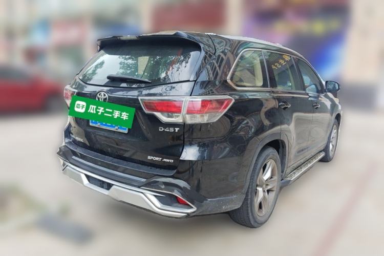 Used Toyota Highlander 2015 2.0T Four-Wheel Drive Luxury Edition 7-Seater Rear Right 45 Deg