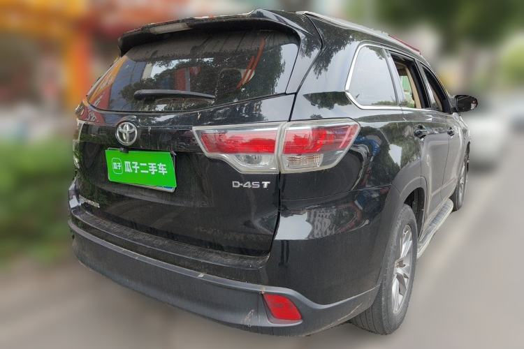 Used Toyota Highlander 2015 2.0T Two-Wheel Drive Elite Edition 5 Seats Rear Right 45 Deg