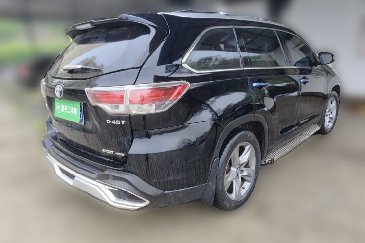 Used Toyota Highlander 2015 2.0T Four-Wheel Drive Luxury Edition 7-Seater Rear Right 45 Deg