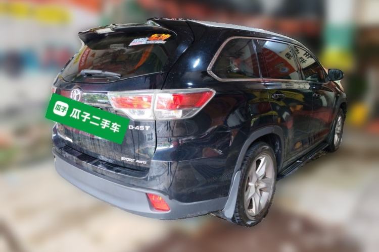 Used Toyota Highlander 2015 2.0T Four-Wheel Drive Luxury Edition 7-Seater Rear Right 45 Deg