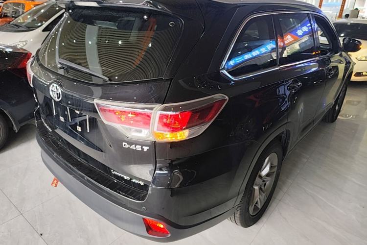 Used Toyota Highlander 2015 2.0T Four-Wheel Drive Ultimate Edition 7-Seater Rear Right 45 Deg