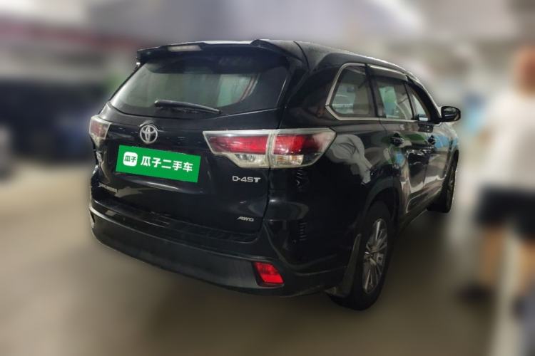 Used Toyota Highlander 2015 2.0T Four-Wheel Drive Elite Edition 7-Seater Rear Right 45 Deg
