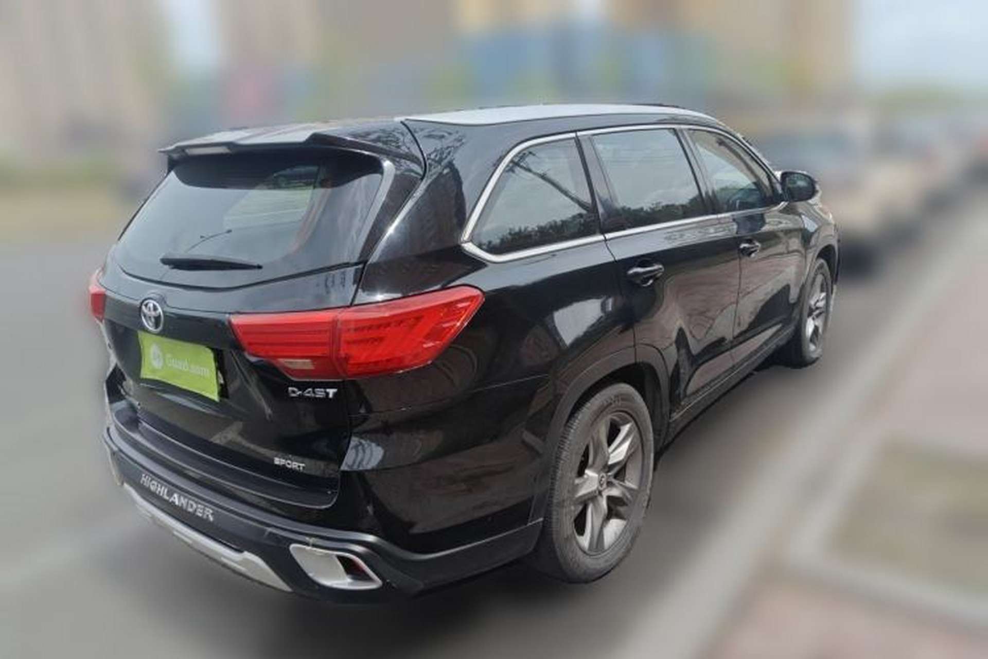 Used Toyota Highlander 2015 2.0T Four-Wheel Drive Luxury Edition 7-Seater Rear Right 45 Deg