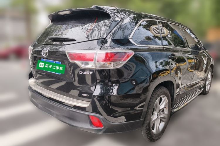 Used Toyota Highlander 2015 2.0T Four-Wheel Drive Elite Edition 7-Seater Rear Right 45 Deg