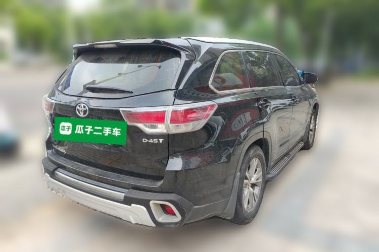 Used Toyota Highlander 2015 2.0T Two-Wheel Drive Elite Edition 7 Seats Rear Right 45 Deg