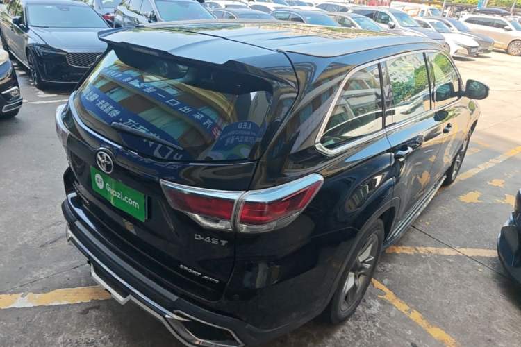 Used Toyota Highlander 2015 2.0T Four-Wheel Drive Luxury Edition 7-Seater Rear Right 45 Deg