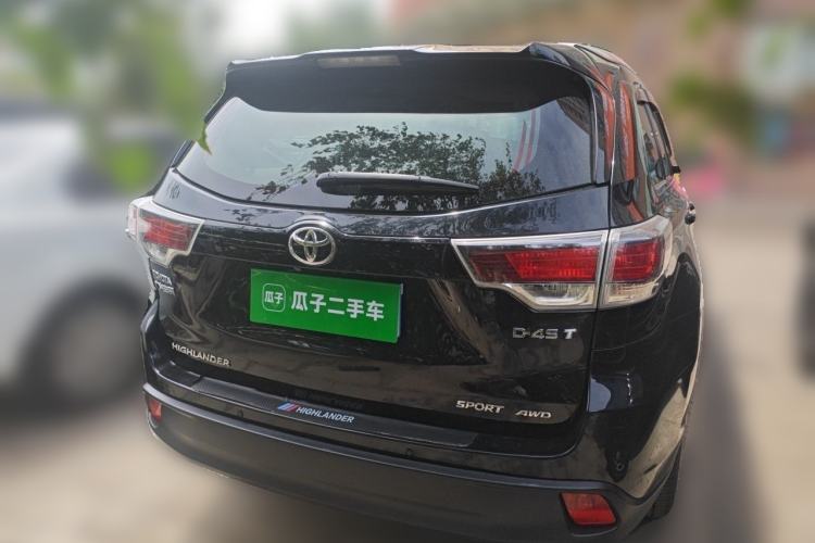 Used Toyota Highlander 2015 2.0T Four-Wheel Drive Luxury Edition 7-Seater Rear