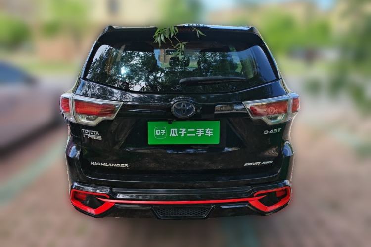 Used Toyota Highlander 2015 2.0T Four-Wheel Drive Luxury Edition 7-Seater Rear