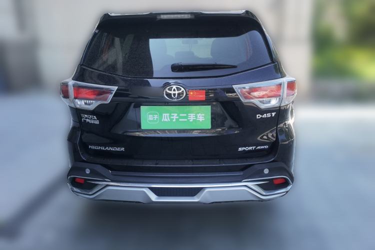 Used Toyota Highlander 2015 2.0T Four-Wheel Drive Luxury Edition 7-Seater Rear