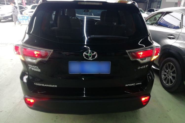 Used Toyota Highlander 2015 2.0T Four-Wheel Drive Luxury Edition 7-Seater Rear