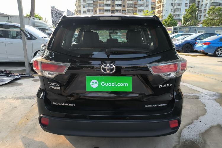 Used Toyota Highlander 2015 2.0T Four-Wheel Drive Ultimate Edition 7-Seater Rear