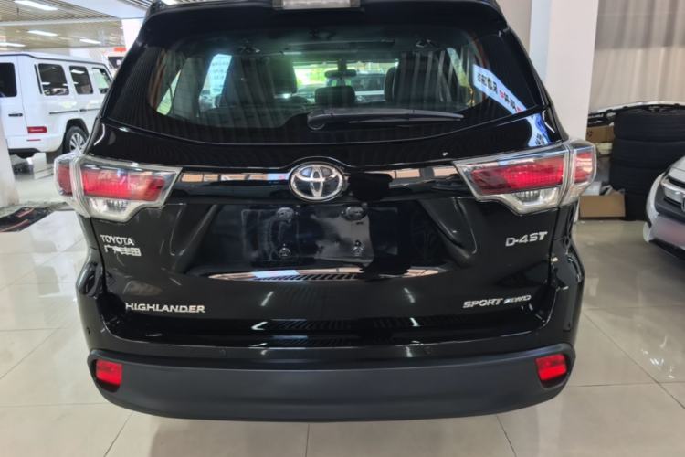 Used Toyota Highlander 2015 2.0T Four-Wheel Drive Luxury Edition 7-Seater Rear