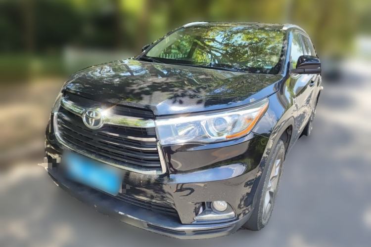Used Toyota Highlander 2015 2.0T Two-Wheel Drive Luxury Edition 7 Seats Guazi used car, China used car export, Used car for sale, Used Toyota cars, Cheapest cars for sale