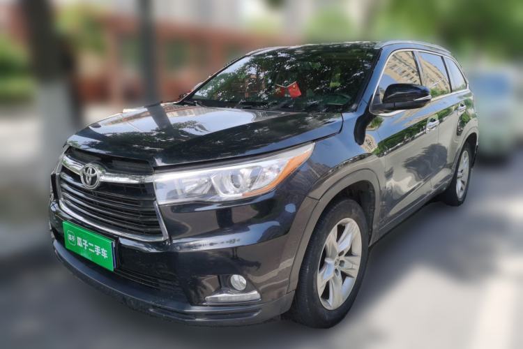 Used Toyota Highlander 2015 2.0T Two-Wheel Drive Luxury Edition 7 Seats Guazi used car, China used car export, Used car for sale, Used cars, Cheapest cars for sale