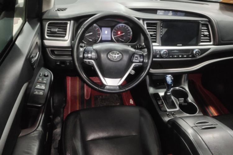 Used Toyota Highlander 2015 2.0T Four-Wheel Drive Luxury Edition 7-Seater Steering Wheel