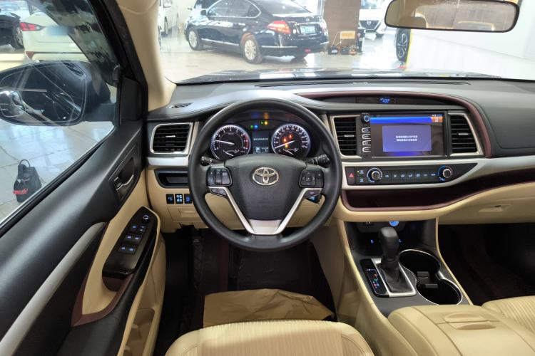 Used Toyota Highlander 2015 2.0T Four-Wheel Drive Elite Edition 7-Seater Steering Wheel