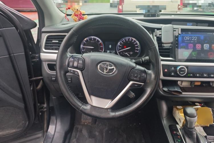 Used Toyota Highlander 2015 2.0T Four-Wheel Drive Luxury Edition 7-Seater Steering Wheel