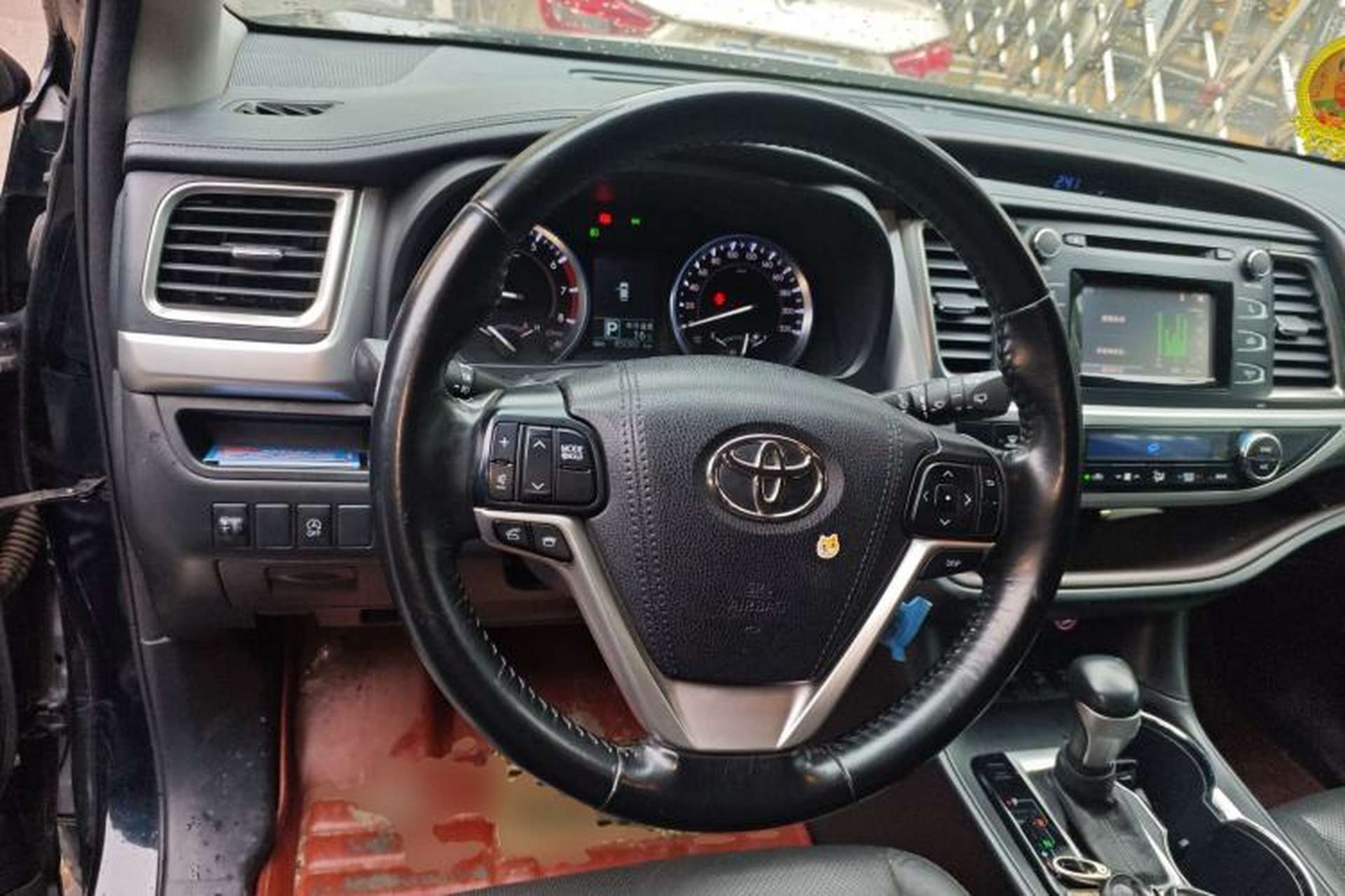 Used Toyota Highlander 2015 2.0T Four-Wheel Drive Luxury Edition 7-Seater Steering Wheel