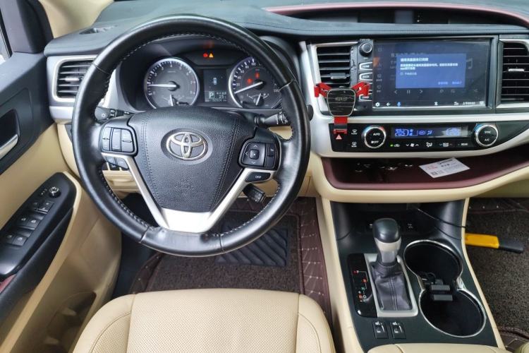 Used Toyota Highlander 2015 2.0T Four-Wheel Drive Luxury Edition 7-Seater Steering Wheel