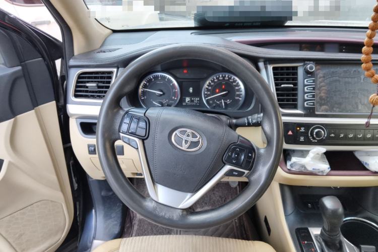 Used Toyota Highlander 2015 2.0T Four-Wheel Drive Elite Edition 7-Seater Steering Wheel