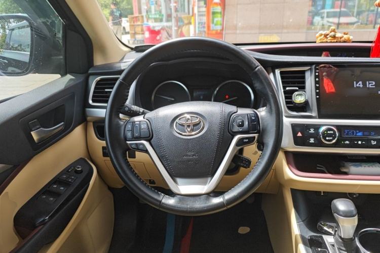 Used Toyota Highlander 2015 2.0T Four-Wheel Drive Luxury Edition 7-Seater Steering Wheel