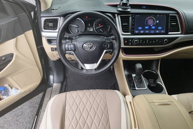 Used Toyota Highlander 2015 2.0T Four-Wheel Drive Elite Edition 7-Seater Steering Wheel