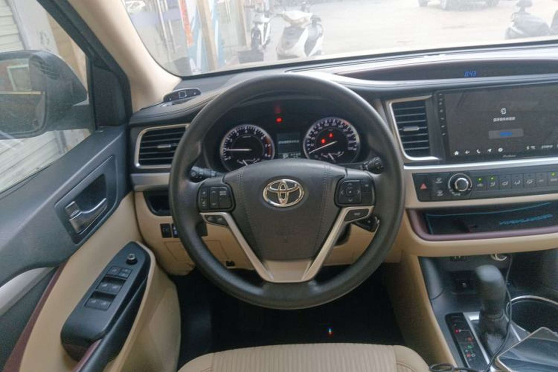 Used Toyota Highlander 2015 2.0T Four-Wheel Drive Elite Edition 7-Seater Steering Wheel