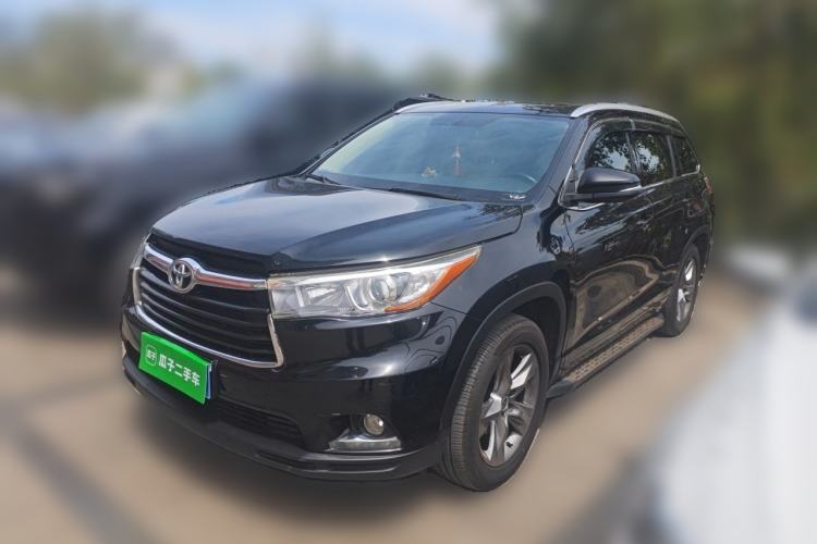 Used Toyota Highlander 2015 2.0T Four-Wheel Drive Luxury Edition 7-Seater Guazi used car, China used car export, Used car for sale, Used cars, Cheapest cars for sale