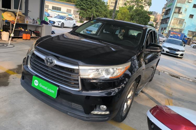 Used Toyota Highlander 2015 2.0T Four-Wheel Drive Ultimate Edition 7-Seater Guazi used car, China used car export, Used car for sale, Used  cars, Cheapest cars for sale