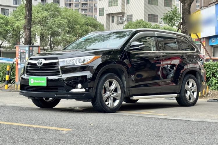 Used Toyota Highlander 2015 2.0T Two-Wheel Drive Luxury Edition 7 Seats Guazi used car, China used car export, Used car for sale, Used cars, Cheapest cars for sale