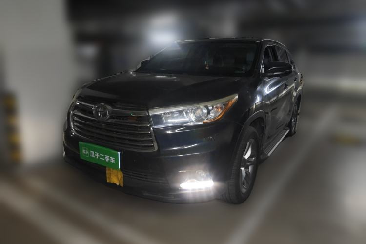 Used Toyota Highlander 2015 2.0T Four-Wheel Drive Luxury Edition 7-Seater Front Left 45 Deg