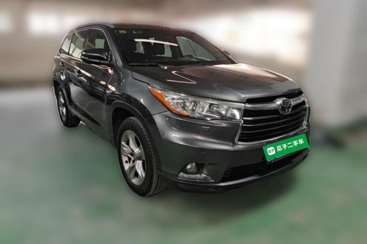 Used Toyota Highlander 2015 2.0T Four-Wheel Drive Ultimate Edition 7-Seater Front Right 45 Deg