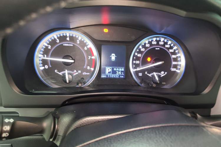 Used Toyota Highlander 2015 2.0T Four-Wheel Drive Luxury Edition 7-Seater Instrument Cluster