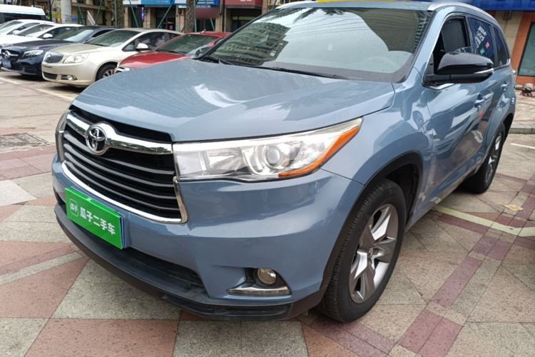 Used Toyota Highlander 2015 2.0T Four-Wheel Drive Luxury Edition 7-Seater Guazi used car, China used car export, Used car for sale, Used cars, Cheapest cars for sale