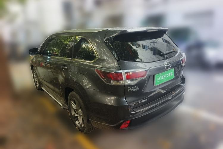 Used Toyota Highlander 2015 2.0T Four-Wheel Drive Luxury Edition 7-Seater Rear Left 45 Deg