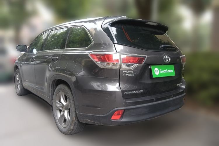 Used Toyota Highlander 2015 2.0T Four-Wheel Drive Luxury Edition 7-Seater Rear Left 45 Deg