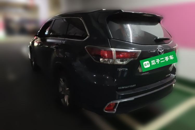 Used Toyota Highlander 2015 2.0T Four-Wheel Drive Luxury Edition 7-Seater Rear Left 45 Deg